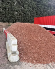 Beautiful forest of dean chippings ready for delivery